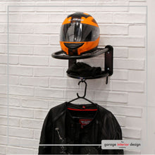 Load image into Gallery viewer, Motorcycle helmet & gear tidy | single