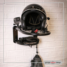 Load image into Gallery viewer, Motorcycle helmet & gear tidy | single