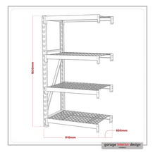 Load image into Gallery viewer, Heavy-duty racking extension unit (AP6372E)
