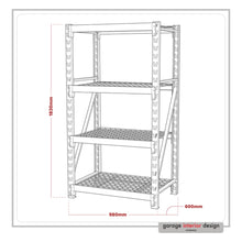 Load image into Gallery viewer, Heavy-duty racking unit (AP6372)
