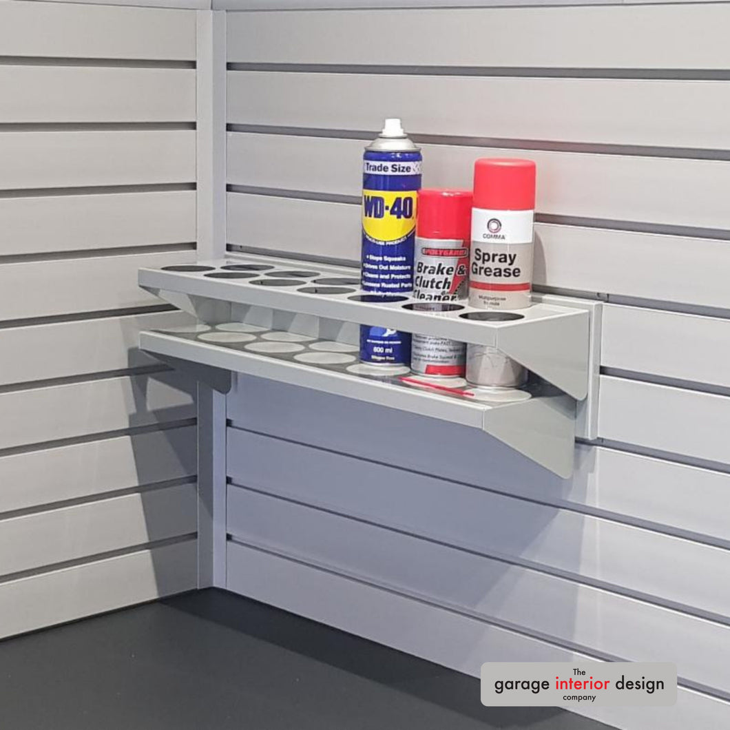 Aerosol shelf